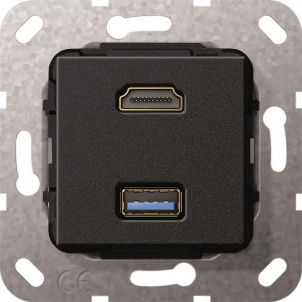 GIRA HDMI,USB 3.0A Kabelpeitsche 567910