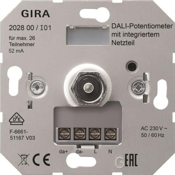 GIRA DALI-Potentiometer Netzteil 202800