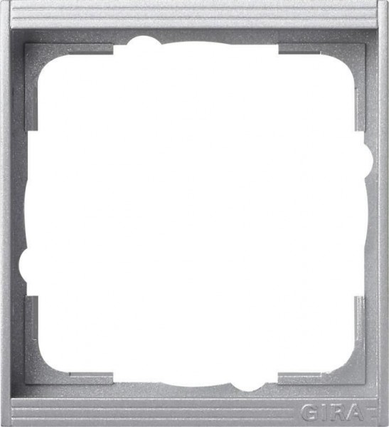 GIRA Tragplatte 1-fach Farbe alu 146126